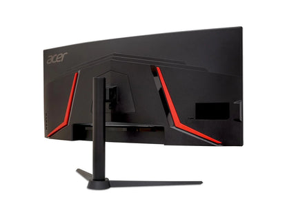 Nitro XZ342CU V3Bmiiphx 34" 1500R 21:9 Curved QHD (3440 X 1440) AMD Freesync Premium Gaming Monitor, 180Hz Refresh Rate, 1Ms VRB, VESA Displayhdr 400, VESA Mounting Compliant (1 X Display Ports &